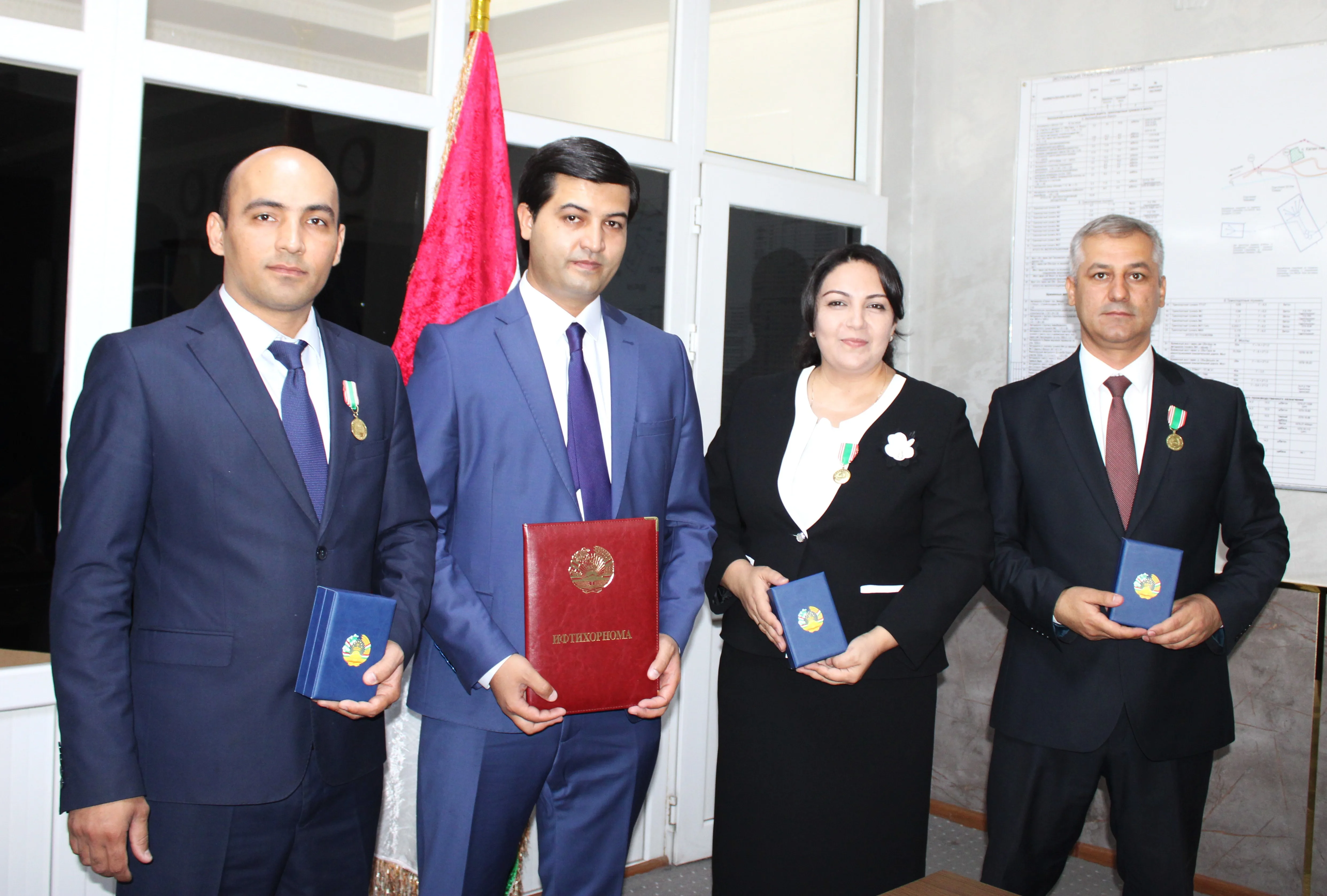 The Staff of Project Management Group Recognized with State Awards Ahead of Tajikistan’s 35th Independence Anniversary